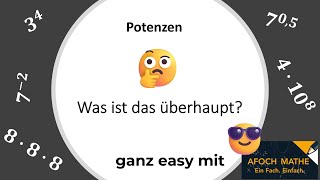 Potenzen Basis Exponent Was ist denn das [upl. by Tyika]