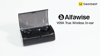 Alfawise V09A True Wireless Inear Headphones Bluetooth 42 Earbuds  Gearbestcom [upl. by Hannasus621]