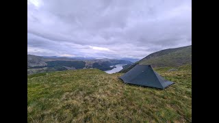 Comb Crag  Lake District Wild Camp  Abandoned Helvellyn Climb  Hilleberg Anaris [upl. by Llevaj]