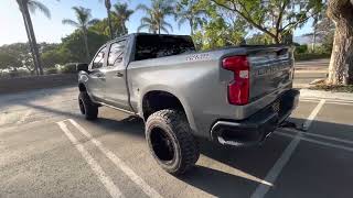 2020 Silverado LT Trail Boss 6” Rough Country Lift 35x125 20x12 44 Full Cat Back Exhaust [upl. by Eejan359]