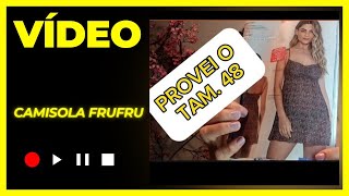 🛑 Camisola Frufru provando a camisola Plus [upl. by Yusuk]