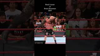 Brock Lesnar vs Braun Strowman  Universal Championship Match WWE No Mercy 2017 [upl. by Akselav]