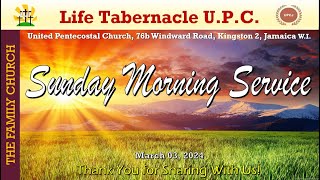 Life Tabernacle UPC Sunday Morning Service March 03 2024 quotRev Leroy S Dawsonquot [upl. by Allicsirp77]