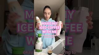 MAKE MY ICED COFFEE W ME ballerinaholidaysholidaydrinkballeticedcoffeecoffeekitchendancer [upl. by Adiasteb]