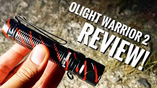 EDC’ing A Larger Light the Olight Warrior 2 Mini Review [upl. by Martina]