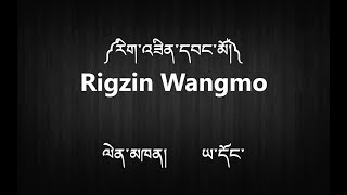 Rigzin Wangmo  Yadon  Tibetan Song with Lyrics [upl. by Ilime]