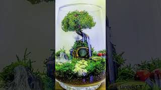 3 Things I learned designing Bag End Bonsai Terrariumlordoftherings hobbiton 3dartist 3dprinting [upl. by Aroc]