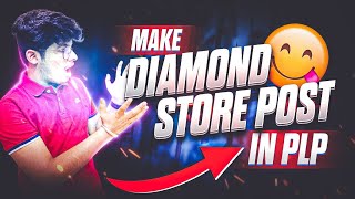 Make Diamond Store Post In PLP 👈 Diamond Post plp  No password  RFX  pixellab [upl. by Fong]