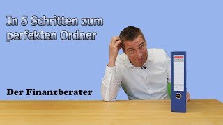 In 5 Schritten zum perfekten Ordner [upl. by Rambort648]