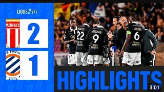 Monaco vs Montpellier 21 Résumer Highlights 20242025 [upl. by Weaks]