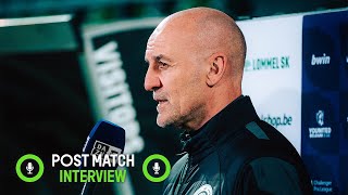 Interview Steve Bould after Lommel SK  RFC Luik 41 [upl. by Ariam83]