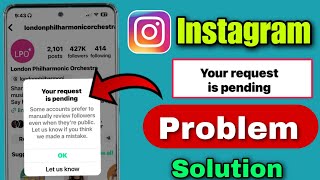 your request is pending instagram  some accounts prefer to manually review follow why [upl. by Jorgenson]