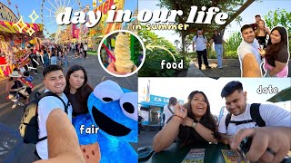 a SUMMER day at the OC FAIR  Food Games  Farm [upl. by Enirehtac612]