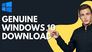 How to Download Genuine Windows 10 ISO  Official Microsoft Website [upl. by Emarej]