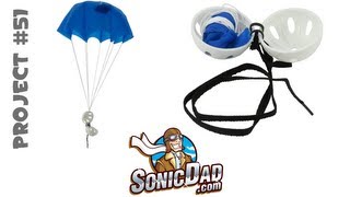 Make a Parachute Fly from 50 Feet in the Air  SonicDad Project 51 [upl. by Earised]