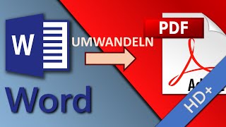 Word Datei in PDF umwandeln in 30 Sekunden kostenlos HD 2015 [upl. by Gascony]