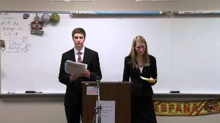 2013 Class AA State Debate  Public Forum  SDPB [upl. by Kelsey]