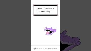 Shellder Evolves  Pokemon Evolution Animation shorts [upl. by Scharaga574]