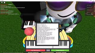 Como aser Asriel Theme Piano Teclado de piano v11Roblox [upl. by Puri832]