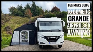 Beginners guide to Dometic Grande AirPro 390 Awning [upl. by Adnik877]