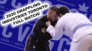 Heated Blue Belt Match  2020 Grappling Industries Toronto [upl. by Hplar]