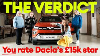 The new Dacia Spring vs The People EXCLUSIVE  Electrifying [upl. by Yerac]