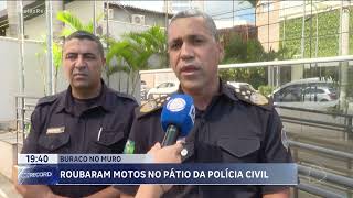 ROUBARAM MOTOS NO PÁTIO DA POLÍCIA CIVIL [upl. by Berthold392]