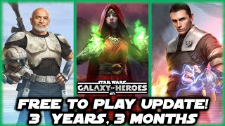 Phoenix Nightsisters Starkiller  Free to Play for 3 Years and 3 Months in Galaxy of Heroes [upl. by Yrovi]