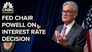 Federal Reserve Chair Powell speaks after Fed lowers interest rates by half point — 9182024 [upl. by Esimehc]