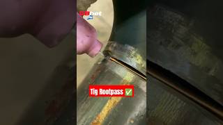 Tig Welding Rootpass 🤍✅ tig Mig shorts views subscribe [upl. by Tekcirc]