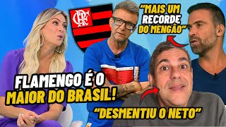 NETO É DESMENTIDO e PESQUISA APONTA FLAMENGO MAIOR EM TUDO RENATA FAN FLA x FLU  RECORDE do FLA [upl. by Yrreb]