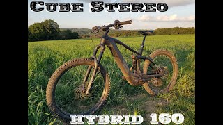 Cube Stereo Hybrid 160 HPC SL 2020  Hometrails  052020 [upl. by Allesor]