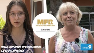 MFR CHARENTAY Animateur en Gérontologie [upl. by Elleyoj]