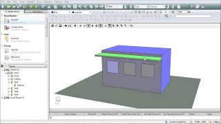 Effect of solar shading in IESVE [upl. by Adidnere]