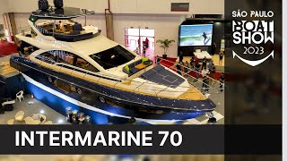 Intermarine 70  São Paulo Boat Show 2023  NÁUTICA [upl. by Araeit]