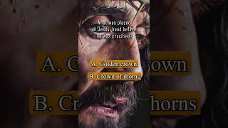 Where was Jesus crucified Bible Quiz biblequiz biblestudy biblestories [upl. by Atnahs410]