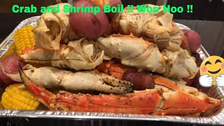 Crab amp Shrimp Boil Mesos Last Minute Fun Family Food Request [upl. by Anyek]