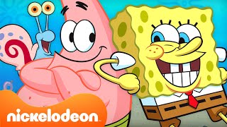 سبونج بوب  أفضل لحظات صديق مفضل لسبونج بوب على الإطلاق 🤝  Nickelodeon Arabia [upl. by Deuno]