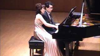 Brahms Hungarian Dances No1 2 5  DUO HojoampSosa [upl. by Buff]