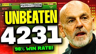 Pioli’s PERFECT 4231 FM24 Tactics 98 Win Rate  Best FM24 Tactics [upl. by Anitsihc]