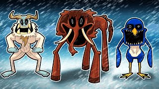 NEW NIGHTMARE CRITTERS Penguin Mammoth Yeti [upl. by Eycats]