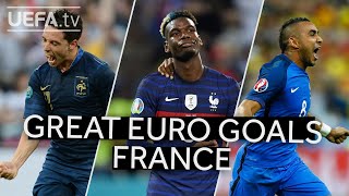 NASRI POGBA PAYET  Great FRANCE EURO GOALS [upl. by Marteena]