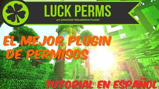 Plugin LuckPerms  Lo Esencial  Tutorial en Español [upl. by Atiram]