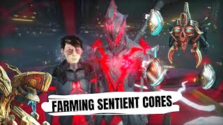 Warframe  HOW TO FARM SENTIENT CORES [upl. by Einnal]