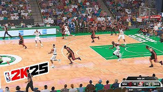 NBA 2K25 1011 Miami Heat vs 1011 Boston Celtics FULL  Xbox Series X 4K [upl. by Rigdon]