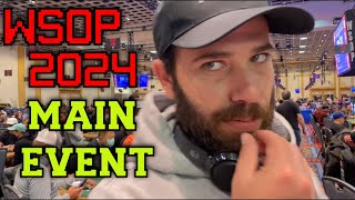 WSOP MAIN EVENT Day 1D Vlog 2024 [upl. by Hanonew]