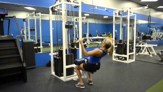 Wide Grip Lat Pulldown  Female [upl. by Cleopatre291]