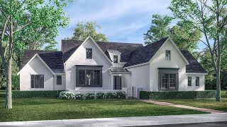 Farmhouse Style House Plan 80835 at FamilyHomePlanscom [upl. by Arait]