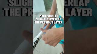 Tennis racket grip wrapping tutorial professionaltennisplayer racketsports [upl. by Ormsby]