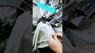 Bottom Hemming Machine Lock Stitch With Reverse Folder For Thin Fabric Shorts [upl. by Alban]